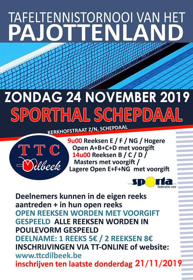 tafeltennis smash dilbeek